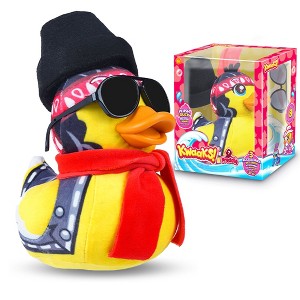 Maxi Kwaaks Freddie Duck Plush – 6" (15cm) Printed Soft Toy with Stitched Eyes, Fluffy Touch & 3 Matching Accessories – Mix & Match Cute Plushie - 1 of 4