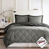 Gracie Mills Vicente Reversible Diamond Quilt Down Alternative Comforter Set with 3M Scotchgard Protection - 4 of 4