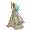 Kurt Adler 12-Inch White and Silver LED Fiber Optic Angel Treetop - image 3 of 4