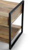 20" Lawson Wood End Table Natural - WyndenHall: Single Drawer, Bottom Shelf, Mango Wood - 3 of 4