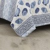 RT Designers Collection Melrose Bahama 3-Pieces Elegant Stitched Quilt Set OB Queen Multicolor - 3 of 4