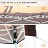 EAGLE PEAK Slant Leg Pop-up Canopy Tent Easy One Person Setup Instant Outdoor Beach Canopy Folding Portable Sports Shelter - 4 of 4