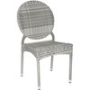 Valdez Stackable Side Chair Indoor/Outdoor (Set Of 2) - FOX5204 - Grey - Safavieh - 3 of 4