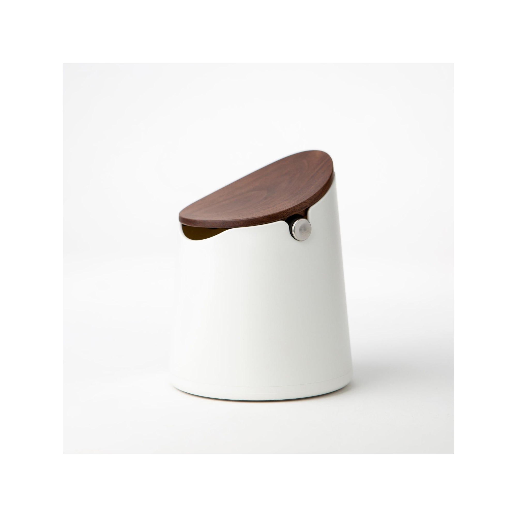 Crema Coffee Products - THE ARC - KNOCK BOX - WHITE & WALNUT