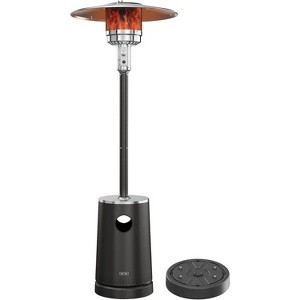 East Oak Torch 55000 BTU Propane Patio Heater with Cone Table - Black - 1 of 4
