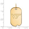 Black Bow Jewelry 14k Yellow Gold Virginia Tech Hokies NCAA Pendant - 2 of 3