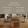 Maven Lane Claude Contemporary Ottoman in Fabric Upholstery - 3 of 4
