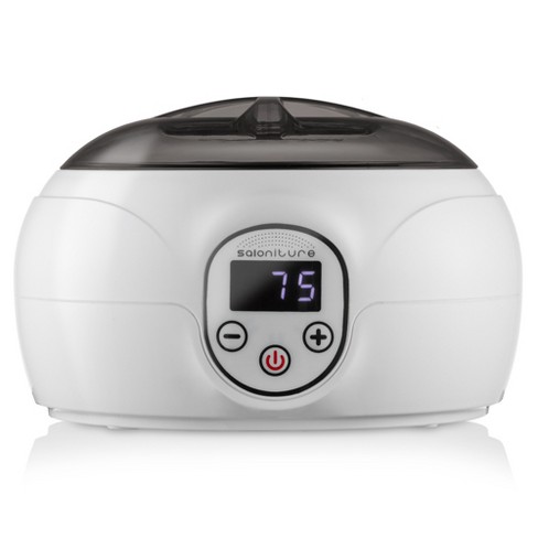 Saloniture Professional Home Waxing Kit And Wax Warmer Machine With Digital  Display For Hair Removal - Black With Black Lid : Target