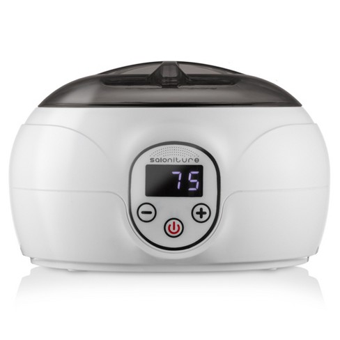 Saloniture Professional Wax Warmer Machine with Digital Display for Hair Removal Black Lid