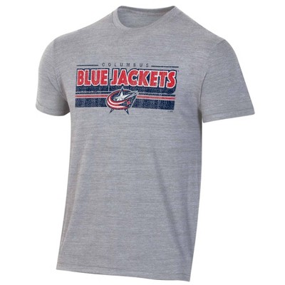 NHL Columbus Blue Jackets Men's Charcoal Long Sleeve T-Shirt - S