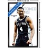 Trends International NBA San Antonio Spurs - De'Aaron Fox Feature Series 25 Framed Wall Poster Prints - 3 of 4