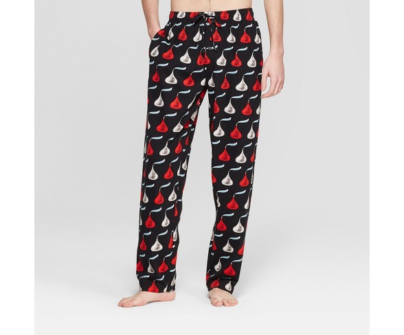 Men's Hershey's Kisses Knit Novelty Pajama Pants - Black S
