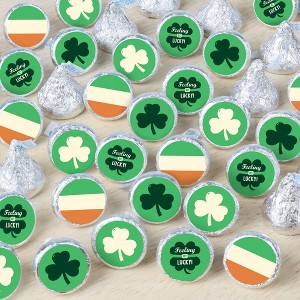 Big Dot of Happiness St. Patrick's Day - Saint Paddy's Day Party Small Round Candy Stickers - Party Favor Labels - 324 Count - 1 of 4