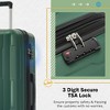 2 Piece Luggage Set with Bags Expanable Spinner Wheels ABS Lightweight Suitcase with TSA Lock 20inch+24inch - 4 of 4