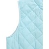 Allegra K Women's Stand Collar Lightweight Gilet Quilted Zip Vest - 4 of 4