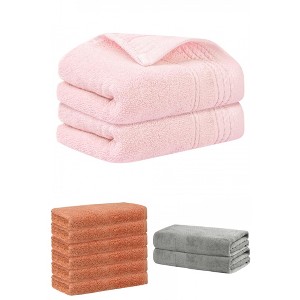 REGALWOVEN Striped Soft Absorbent Bathroom Cotton Towel Set 3 Pcs - 1 of 4