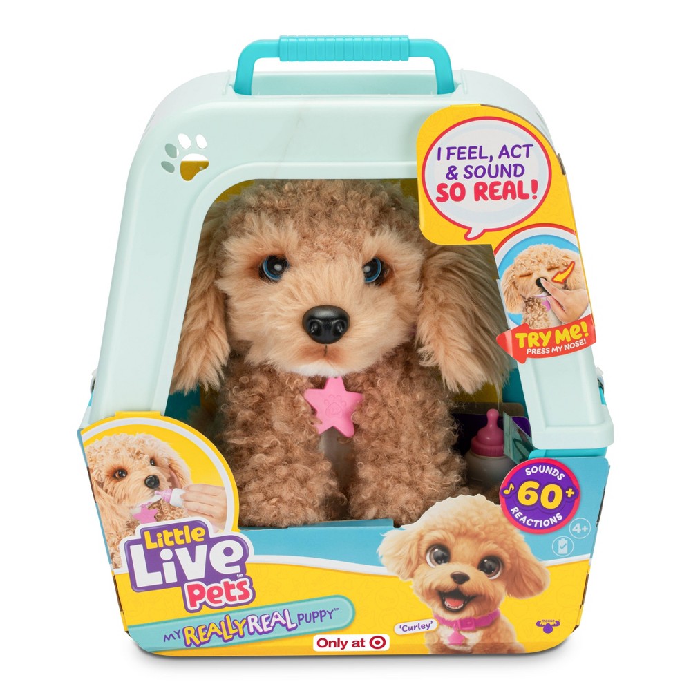 Photos - Doll Moose Little Live Pets My Really Real Puppy - Curley The Cavoodle 