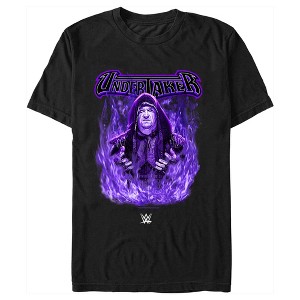 Men's WWE Undertaker Purple Flames T-Shirt - 1 of 4