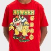 Boys' Nintendo Bowser Short Sleeve Graphic T-Shirt - Red - 2 of 4