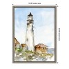 Amanti Art Plein Air Lighthouse Study I by Ethan Harper Canvas Wall Art Print Framed 18 x 24-in. - 4 of 4