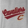 NBA Cleveland Cavaliers Women's Gray Long Sleeve Team Slugger Crew Neck T-Shirt - 4 of 4