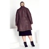 Avenue Women's Plus Size Boucle Coat - 3 of 4