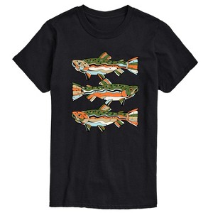 Men's - Instant Message - Northern Trout Short Sleeve Graphic T-Shirt - 1 of 4