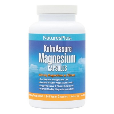 Kalmassure Magnesium by Nature's Plus  -  240 VegCap