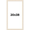 PosterPalooza | 20x38 Wide Barnwood Picture Frame, UV Acrylic, 6 Finishes - Grey, Brown, White, and Black - 2 of 4