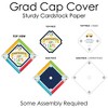 Big Dot of Happiness Kindergarten Here I Come - Kids Preschool Graduation Cap Decorations Kit - Grad Cap Cover - 4 of 4