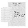 Home Weavers Elegance Essentials 550GSM 100% Cotton Zero Twist Super Absorbent Bath Towel Set - 2 of 4