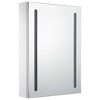 vidaXL LED Bathroom Mirror Cabinet 19.7 in.x5.1 in.x27.6 in. - 3 of 4