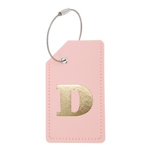 Unique Bargains Luggage Tag Pink 1 Pc - 1 of 4