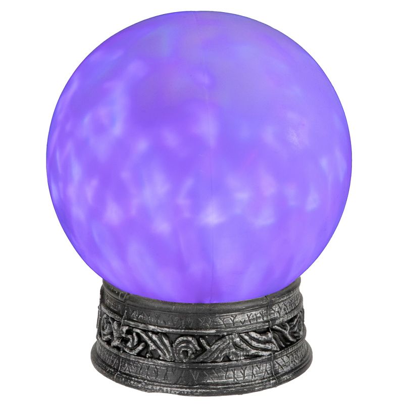 Northlight 8" LED Lighted Mystical Crystal Ball with Sound Halloween Decoration, 3 of 5