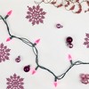 Northlight 70ct C6 LED Faceted String Lights Pink - 23' Green Wire - 3 of 4