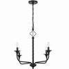 Craftmade Lighting Jolenne 4 - Light Chandelier in  Flat Black - 4 of 4