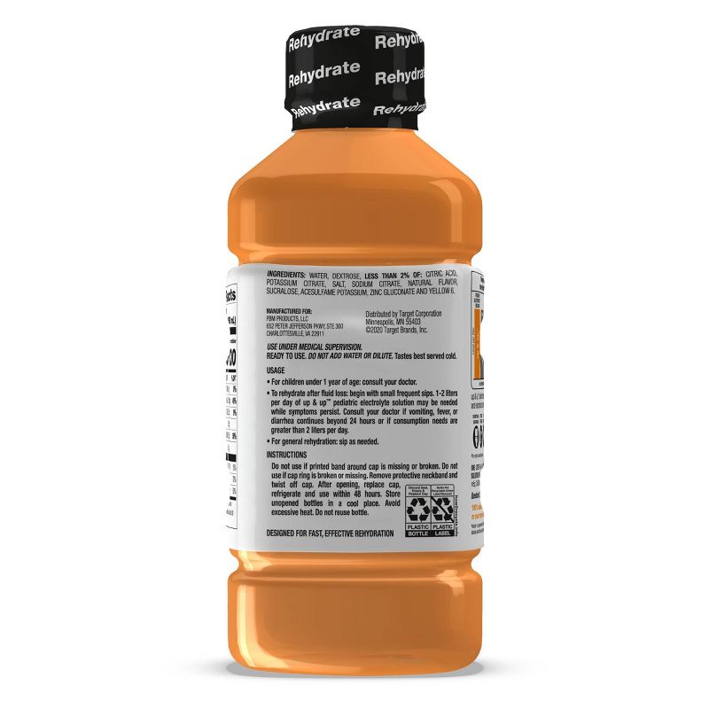 Pediatric Electrolyte Drink - Orange - 33.8 fl oz - up &#38; up&#8482;, 6 of 9