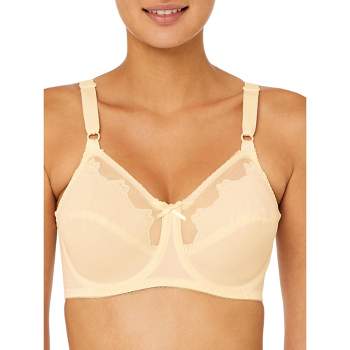 Bali 3820 Double Support Full Coverage Wireless Bra - 34D, Nude #1085