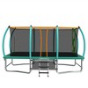 Jump Into Fun 10X16FT Outdoor Yard Trampolines Rectangle Recreational Trampoline With Net and Ladder For Children and Adults - 3 of 4