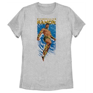 Women's Black Panther: Wakanda Forever My Enemies Call Me Namor Animated T-Shirt - 1 of 4