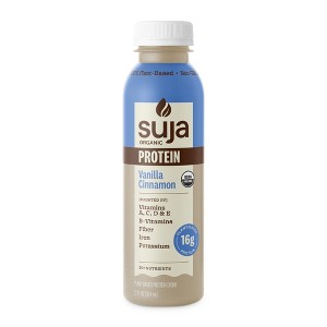 Suja Organic Protein Shake Vanilla Cinnamon Protein Drink -12 fl oz Bottle - 1 of 4