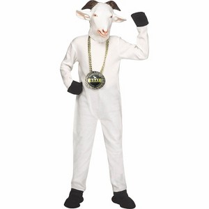 Fun World Kids' E-Z G.O.A.T. Halloween Costume Jumpsuit - Multicolored One Size - 1 of 1
