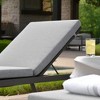 Uttermost Bea Outdoor Pool Chaise Cushion, 25"x78"x3", Charcoal Gray Solution-Dyed Acrylic, Weather-Resistant Design - 4 of 4