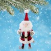 De Carlini Italian Ornaments 7.0 Inch Windy Whiskers Santa Christmas Tree Ornament , Christmas Decor Skier Skiing Mgd (1PC) - 2 of 4
