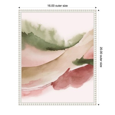 Grace Popp Strawberry Waves I Abstract Canvas Wall Art