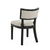 GDFStudio Steven Indoor Rubberwood Upholstery Dining Chair, Set of 2 - 4 of 4