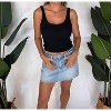 Women's Short Fitted Tank - bobi - 2 of 4