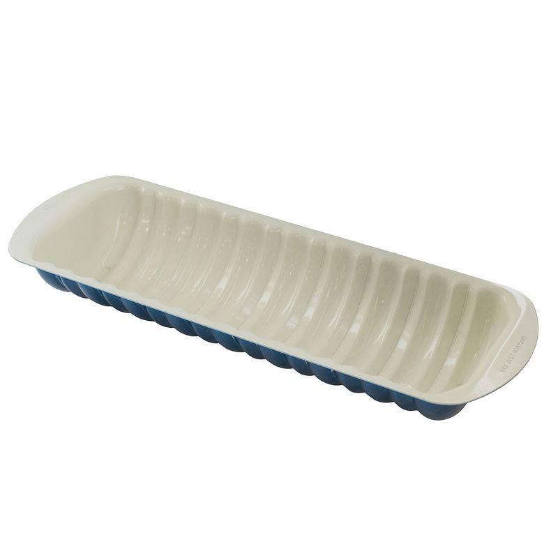 Nordic Ware Cinnamon Bread Loaf Pan and Almond Loaf Pan, Navy, 2 of 8