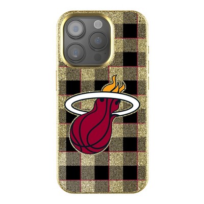 Keyscaper NBA Plaid Bling Cell Phone Case for iPhone 15