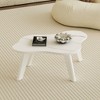 NicBex Modern 47.2" Cloud Shape Coffee Table with Wood Frame for Living Room and Bedroom - 3 of 4